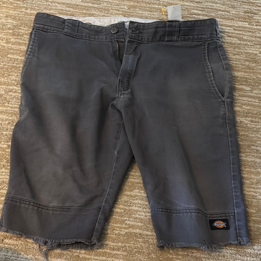 Dickies Gray Flat Front Shorts